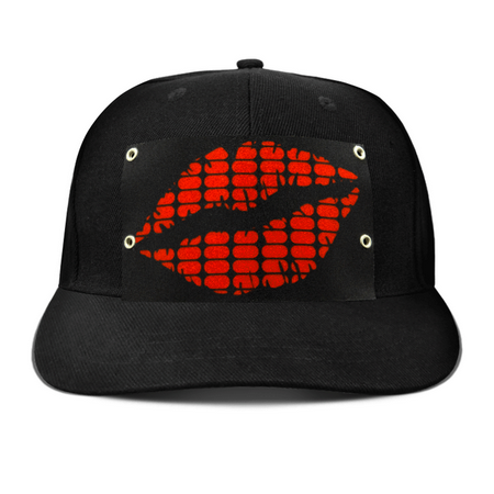 red-lips-led-cap
